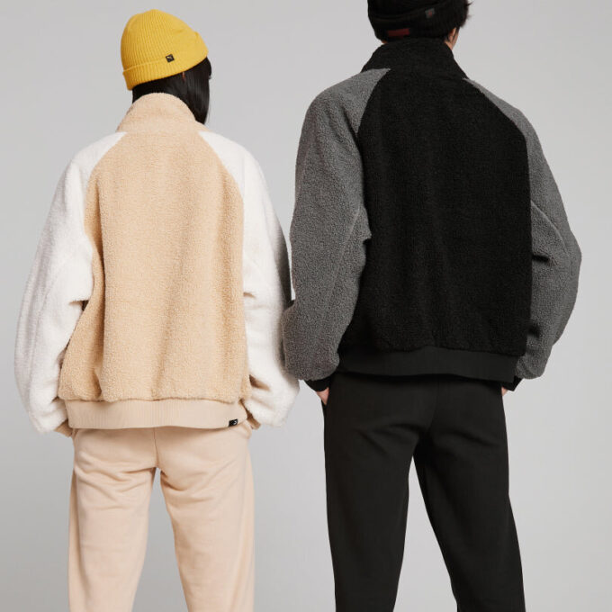 Reglan Sleeve Sherpa-jakke &laquo;Black&raquo;