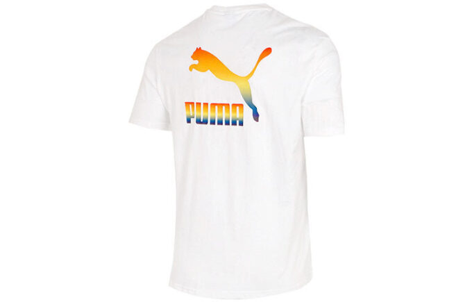 Regnbue-logo-t-skjorte «Hvit»