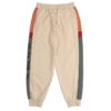 Retro Block Joggebukse &laquo;Beige Grå Rød Svart&raquo;