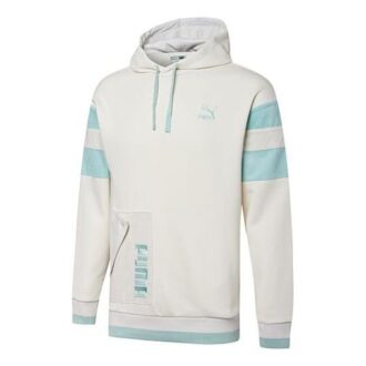 Retro Brodert Logo Sport Kremhvit