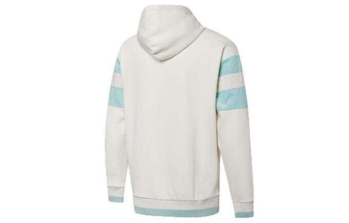Retro Brodert Logo Sport Kremhvit