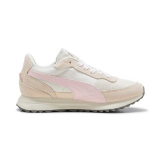 Road Rider Semsket skinn &laquo;Hvit Whisp Rosa&raquo;