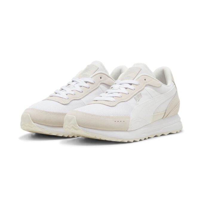Road Rider Suede &laquo;Hvit Vaporgrå&raquo;