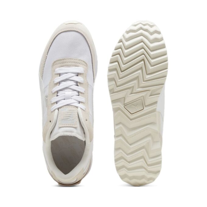 Road Rider Suede &laquo;Hvit Vaporgrå&raquo;