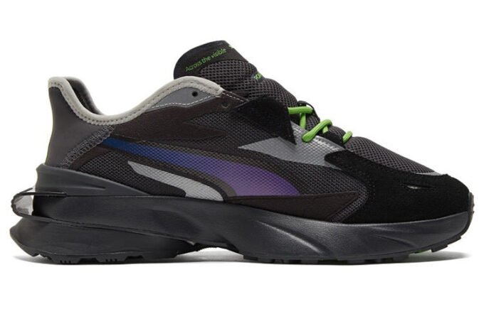 ROARINGWILD x PUMA Unisex Pwrframe Op-1 Sportssko Svart &laquo;Blå&raquo;
