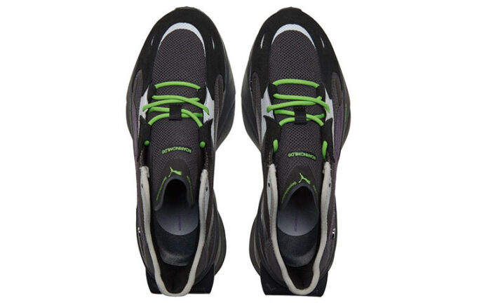 ROARINGWILD x PUMA Unisex Pwrframe Op-1 Sportssko Svart &laquo;Blå&raquo;