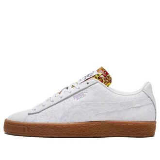 Romero Britto x Kurv &laquo;Brodert – Hvit Tyggegummi&raquo;