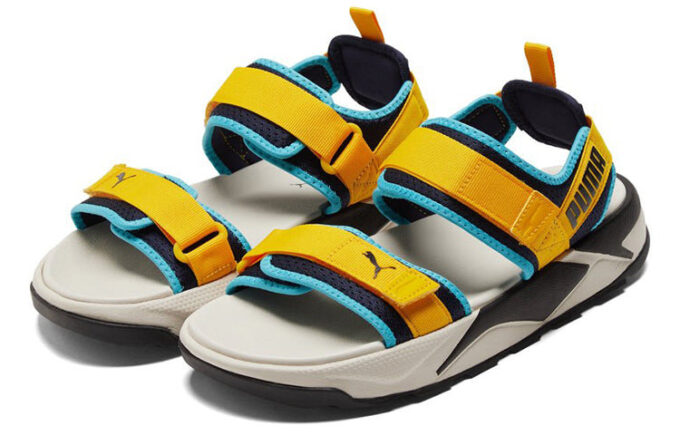RS-Sandal «Peacoat Spectra Yellow»