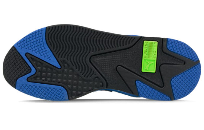 RS-X Reinvention Lav-Top Grå/Blå/Hvit