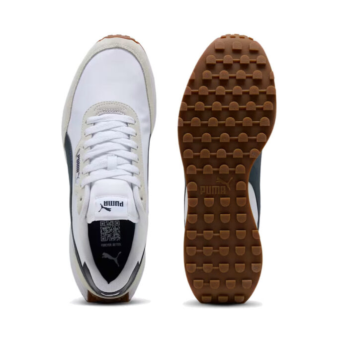 Runtamed Lugged Classic &laquo;Hvit Marineblå&raquo;