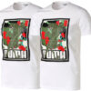 Sakura Pack Graphic Crew T-skjorte «Hvit Svart Rød»