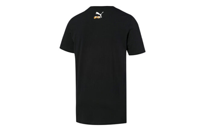Sakura Pack Graphic Crew T-skjorte «Svart Hvit Gul»