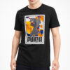 Sakura Pack Graphic Crew T-skjorte «Svart Hvit Gul»