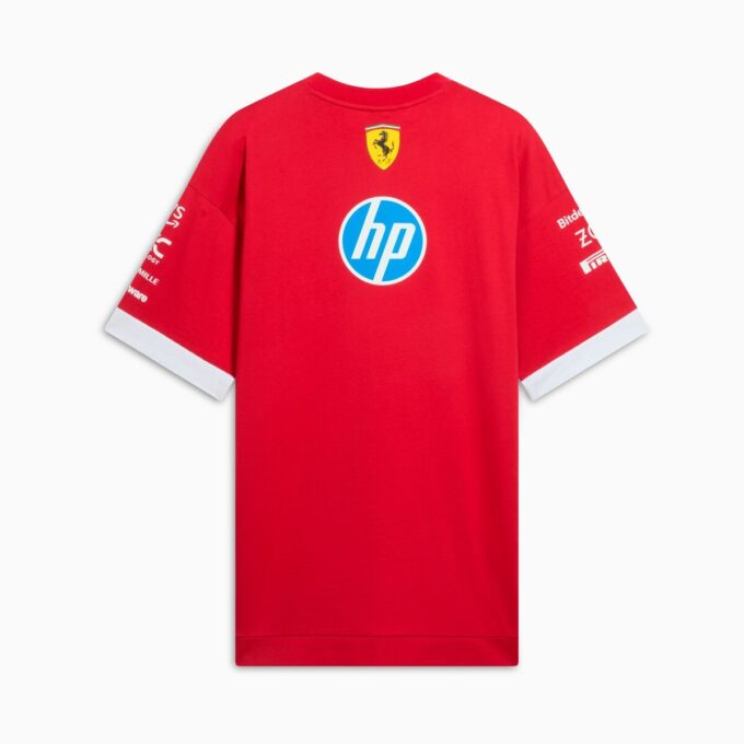 Scuderia Ferrari 2025 Replica Herre Sjåfør-T-skjorte