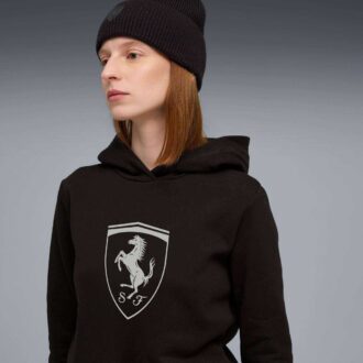 Scuderia Ferrari Fleece Motorsport-hettegenser til dame
