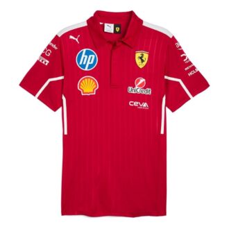 Scuderia Ferrari HP 2025 Team Polo &laquo;Rød&raquo;