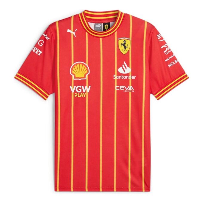 Scuderia Ferrari-lagets fotballdrakt «Leclerc»