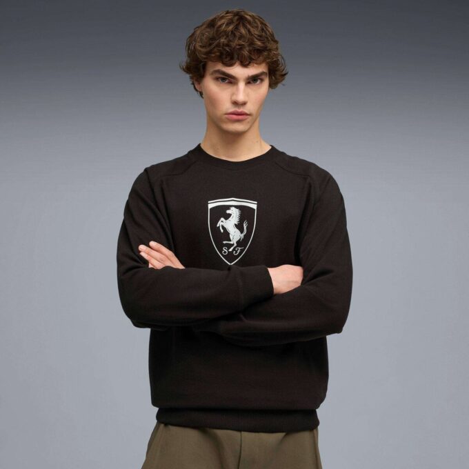 Scuderia Ferrari Menn Motorsport Crew Neck Genser