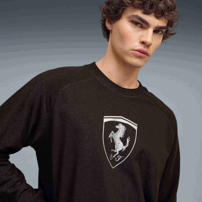 Scuderia Ferrari Menn Motorsport Crew Neck Genser