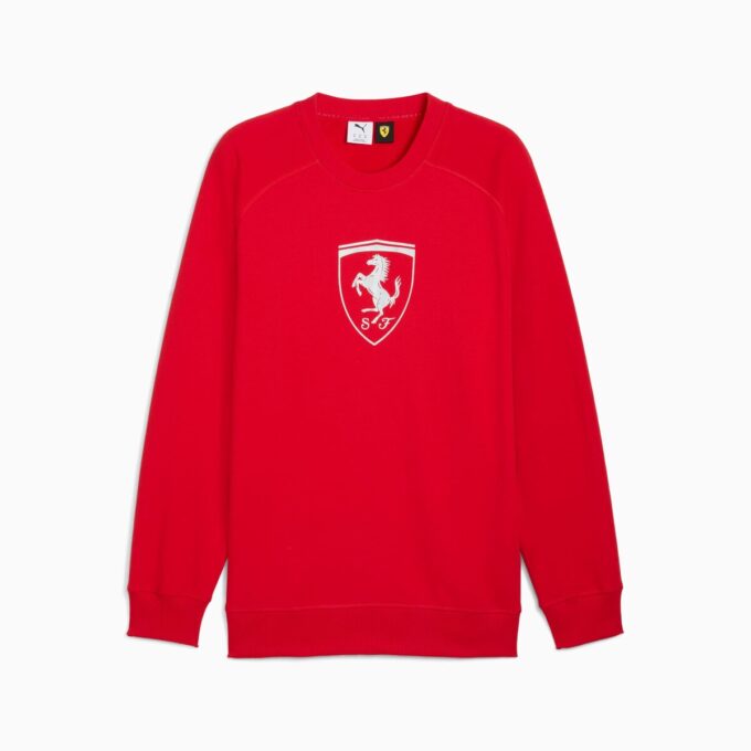 Scuderia Ferrari Menn Motorsport Crew Neck Genser