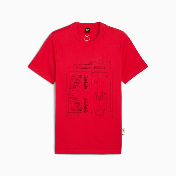 Scuderia Ferrari Menn Motorsport T-skjorte