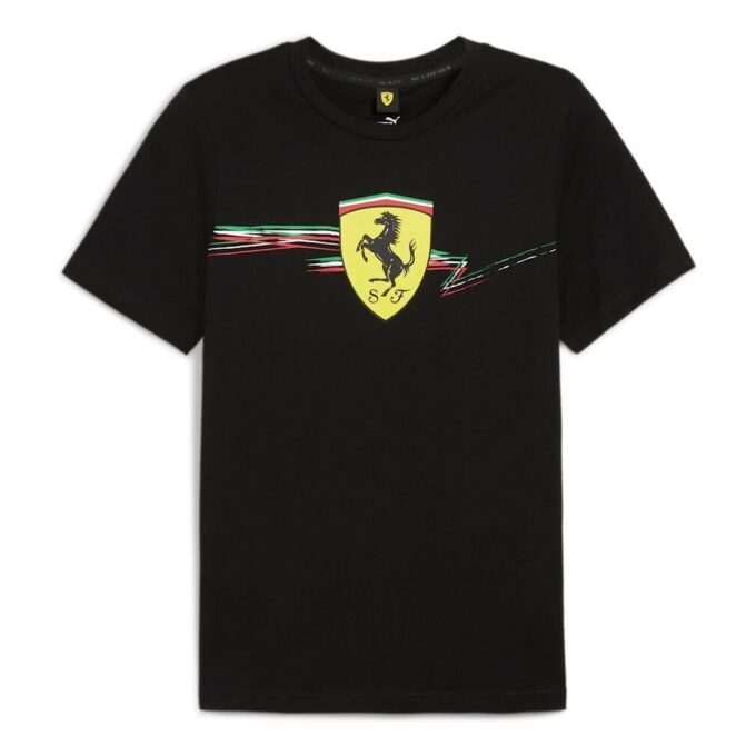 Scuderia Ferrari Race Big Shield T-skjorte «Svart»