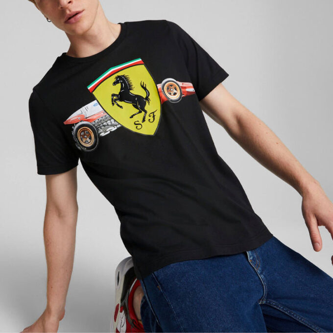 Scuderia Ferrari Shield T-skjorte «Svart»