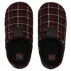 Scuff Flannel Slip-On &laquo;Svart Rød&raquo;