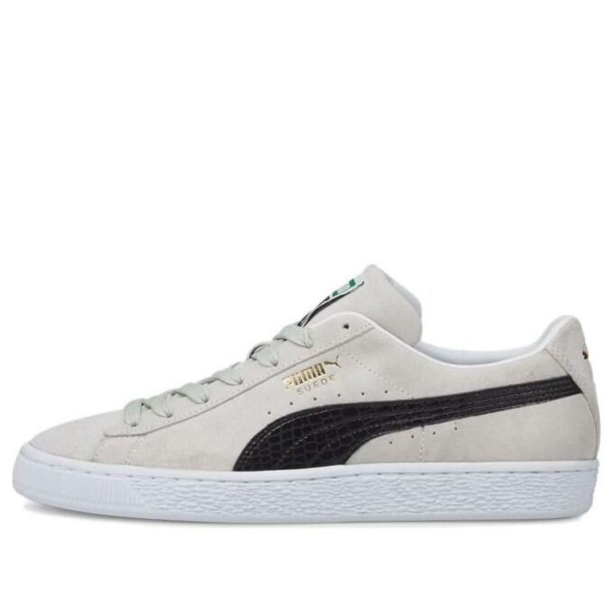 Semskede Croc Retro Casual Skateboarding Sko Unisex Grå Hvit