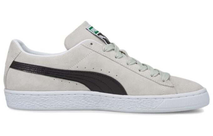 Semskede Croc Retro Casual Skateboarding Sko Unisex Grå Hvit