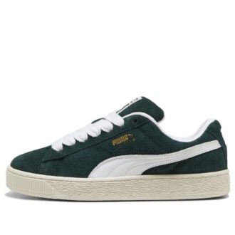 Semskede XL-sko &laquo;Hairy Green&raquo;