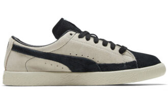 Semsket skinn 01 VTG beige svart