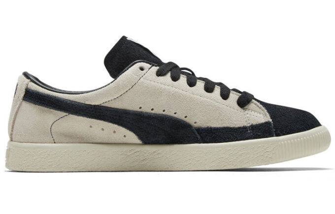 Semsket skinn 01 VTG beige svart