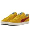 Semsket skinn laget i Japan &laquo;Tangerine Red Fire&raquo;