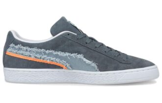 Semsket skinn «Triplex Denim – Mørk skiferfarget»