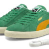 Semsket skinn vintage &laquo;Amazon Green Saffron&raquo;