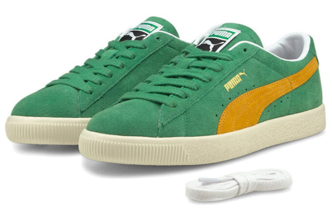 Semsket skinn vintage &laquo;Amazon Green Saffron&raquo;