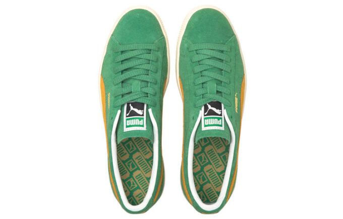 Semsket skinn vintage &laquo;Amazon Green Saffron&raquo;