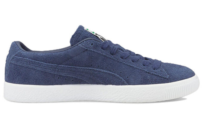 Semsket skinn Vintage &laquo;Hårete semsket skinn – Peacoat&raquo;