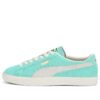 Semsket skinn vintage &laquo;Mint Frosted Elfenben&raquo;