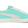 Semsket skinn vintage &laquo;Mint Frosted Elfenben&raquo;