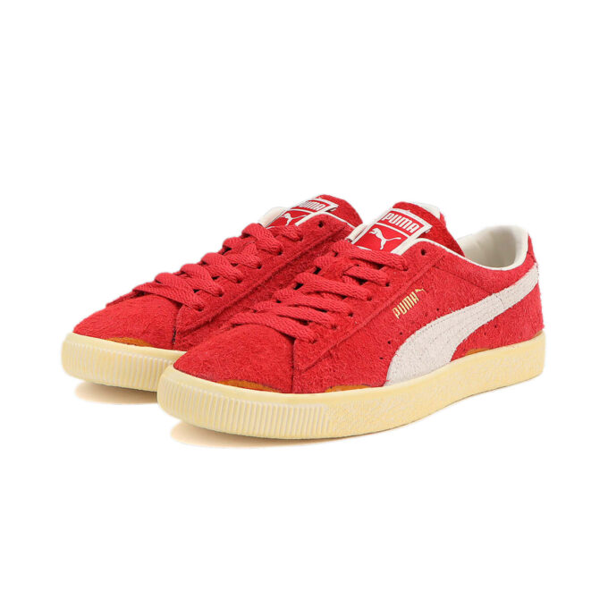 Semsket skinn VTG Neverworn III &laquo;Klubbrød varm hvit&raquo;