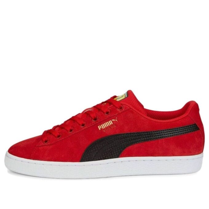 Semsket skinn x Scuderia Ferrari &laquo;Shield – Rosso Corsa&raquo;