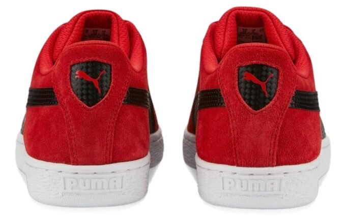 Semsket skinn x Scuderia Ferrari &laquo;Shield – Rosso Corsa&raquo;