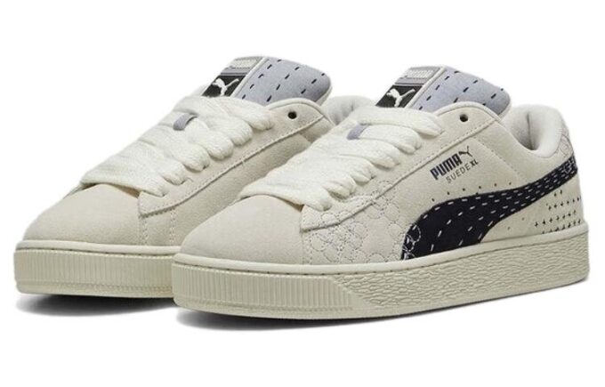 Semsket skinn XL &laquo;Beige svart&raquo;