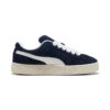 Semsket skinn XL &laquo;Hairy Suede Club Marineblå&raquo;