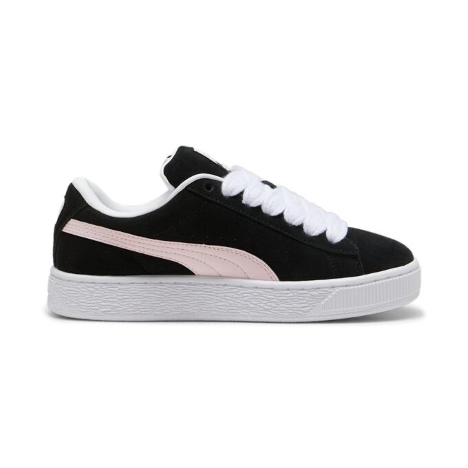 Semsket skinn XL &laquo;Svart pisket rosa&raquo;