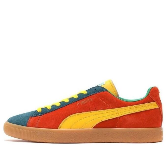 Semsket Vtg Mij Low Topper Retro Skateboarding Sko Unisex Orange