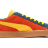 Semsket Vtg Mij Low Topper Retro Skateboarding Sko Unisex Orange