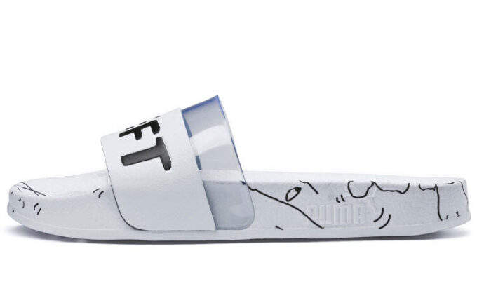 Shantell Martin x Leadcat Slide «Hvit Svart»